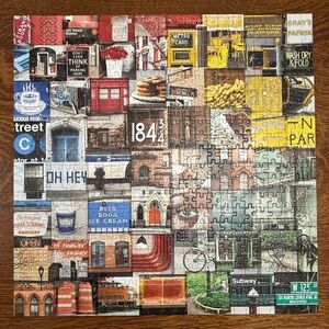 Galison New York in Color 500 Piece Puzzle Complete
